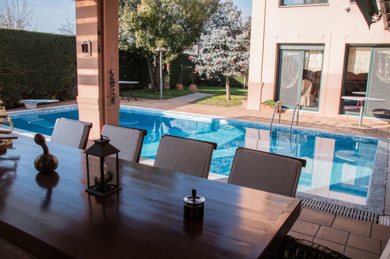 4-Seasons Pool Villa Near Meteora Tríkala Kültér fotó
