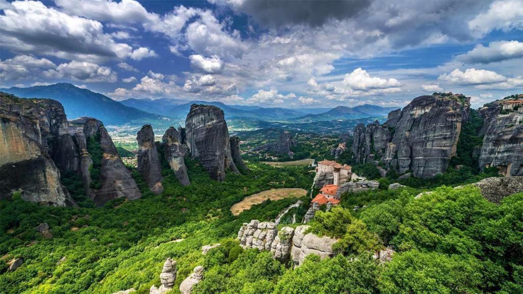 4-Seasons Pool Villa Near Meteora Tríkala Kültér fotó